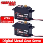 Цифровой сервопривод SURPASS Hobby S0025M, металлическая Шестерня 25 г, сервопривод для РУ самолета робота 112, монстра-автомобиля, вертолета, самолета, лодки, автомобиля, 2 шт.