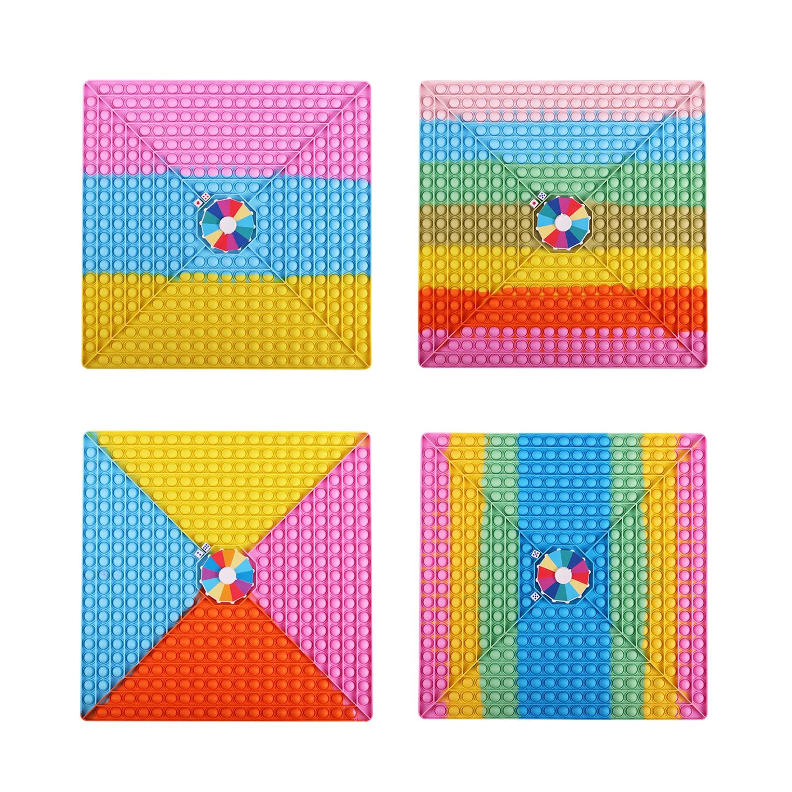 

Новинка игрушка для декомпрессии поп Радужная шахматная доска фиджет Расслабляющая игрушка пузырьковый Поппер сенсорная игрушка для снят...