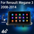 2 DIN Android 10 автомобильный мультимедийный плеер стерео аудио радио 4G Wifi GPS DSP динамик Carplay TV MP5 для Renault Megane 3 2008-2014