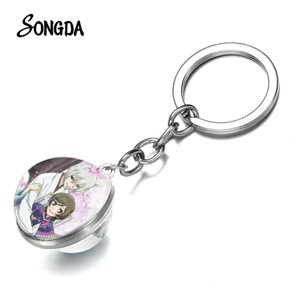 Милая Короткая Футболка с героями из японского аниме Бог любви Поцелуй брелок Tomoe