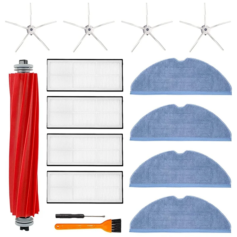 

Accessories Kit for Xiaomi Roborock S7 S70 S75 T7 T7S T7 Plus T7S Plus Roller Brush Hepa Filter Side Brush Mop Cloth