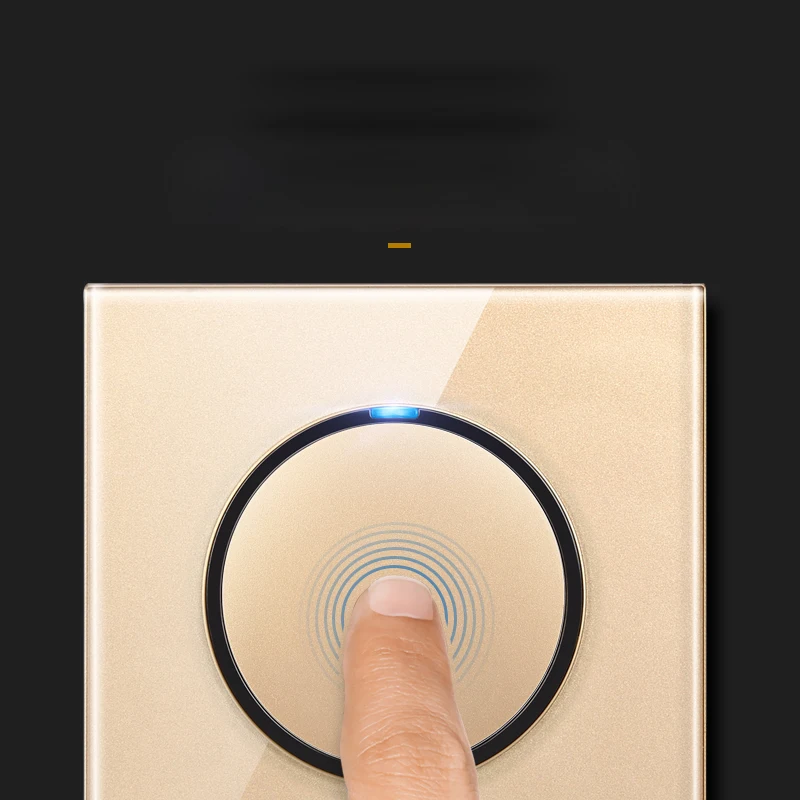 Стеклянная розетка цвета шампанского золотого и белого 1 2 3 4 настенный