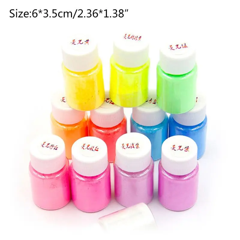 12 Pearlescent powder Epoxy Resin Dye Pearl Pigment Natural Mica Mineral Powder M6CE