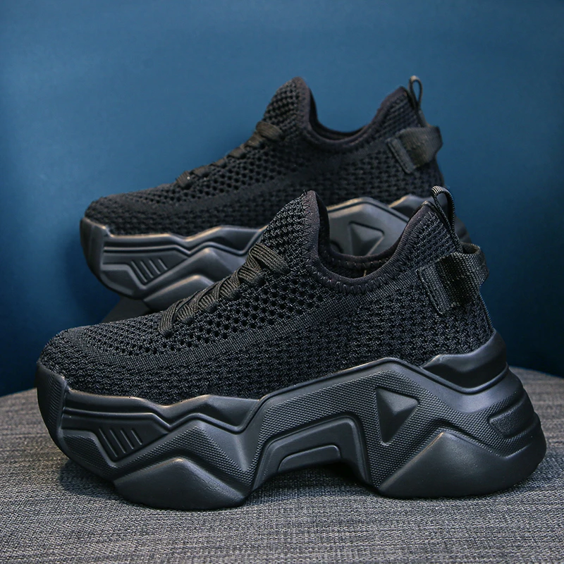 

Daddy shoes women's summer 2021 new net shoes breathable mesh thick soles increase casual white shoes