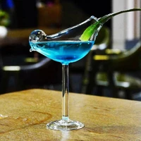 150 ml creative bird shaped cocktail glasses transparent lead free high shed glass wine glass goblet whiskey beer drinking cup