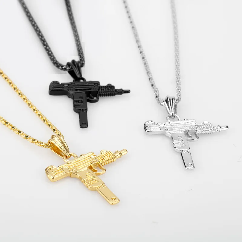Pubg game Uzi kolye gun ожерелье в форме подвески для мужчин и женщин стиле хип хоп