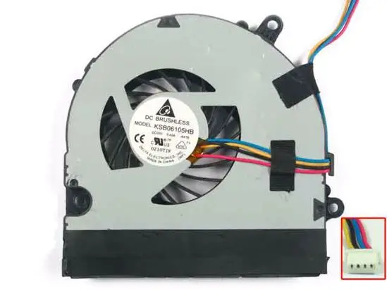 Delta Electronics KSB06105HB AK78 серверного ноутбука вентилятор DC 5V 0.40A 4 проводной|Кулеры и