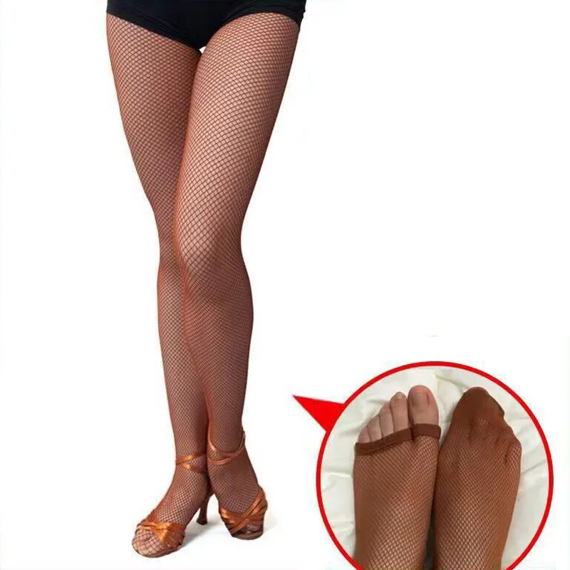 Колготки в сеточку профессиональные колготки для латинских танцев Seemless