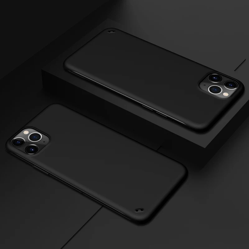 Безрамный чехол для телефона iPhone 11 Pro XR X XS Max SE 2020 6 6S 7 8 Plus 11Pro твердый тонкий