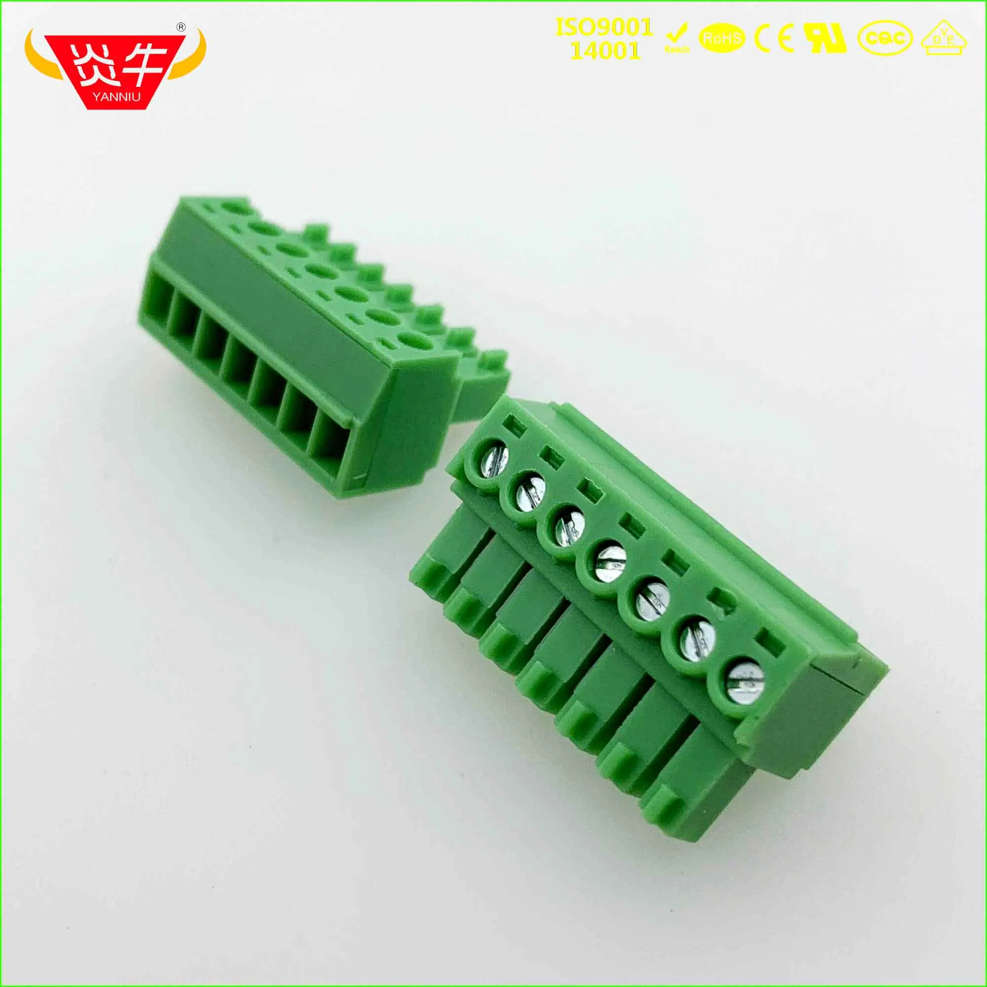 2EDGK-3.81-7P KF2EDGK 3,81 2P~ 12P PCB клеммные блоки 15EDGK 3,81 мм 2PIN~ 12PIN MC 1,5/2-ST-3, 81-1803578 Феникс контакт KEFA DEGSON - Цвет: 2EDGK-3.81-7P