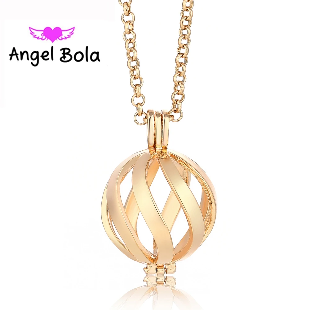 10 шт./оптовая продажа 20 5mm полые сделай сам клетка Подвески Angel Bola звук мяч сменная
