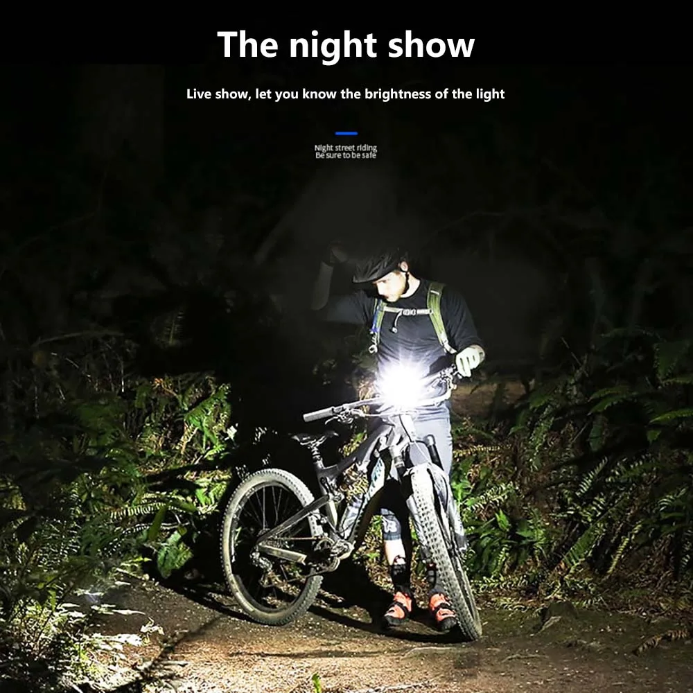 

Bicycle Front Light Set USB Rechargeable Rear Light LED Headlight Bike Lamp Cycling FlashLight For Bike Four Modes Bike Light
