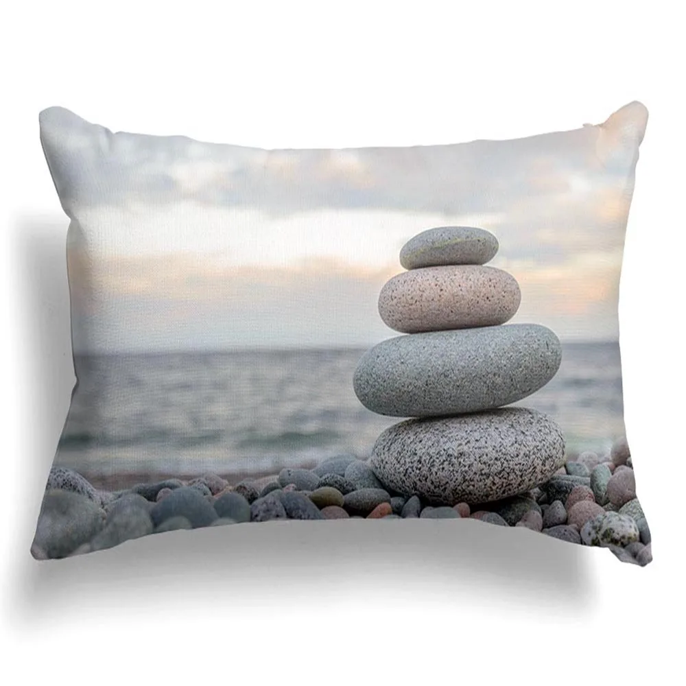 Лидер продаж прямоугольный Чехол-Подушка с розовыми цветами и камнями Модный