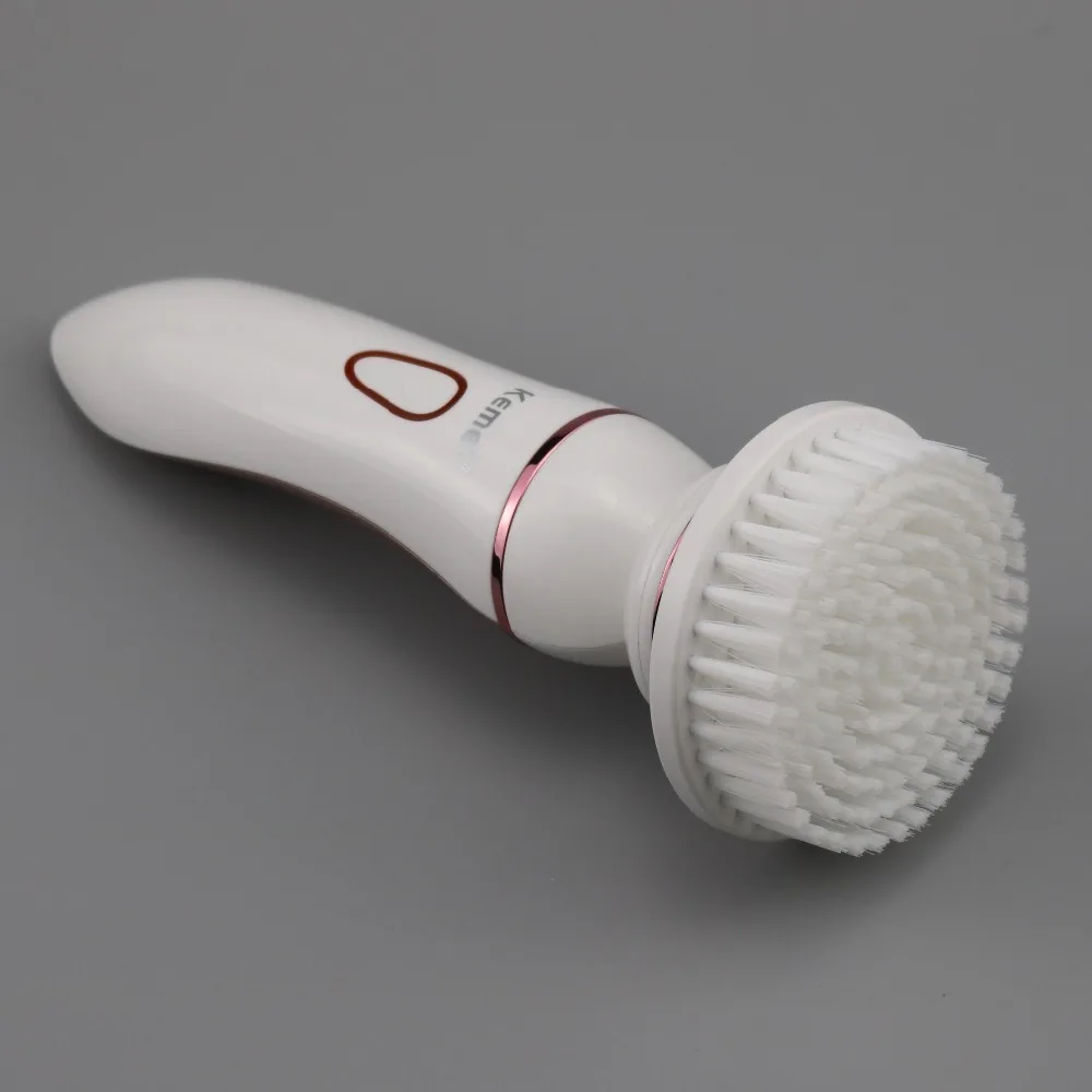 

Pro 5in1 facial Cleansing Brush women face cleanser female electric body face cleaning brush apparatus 100-240v rechargeable