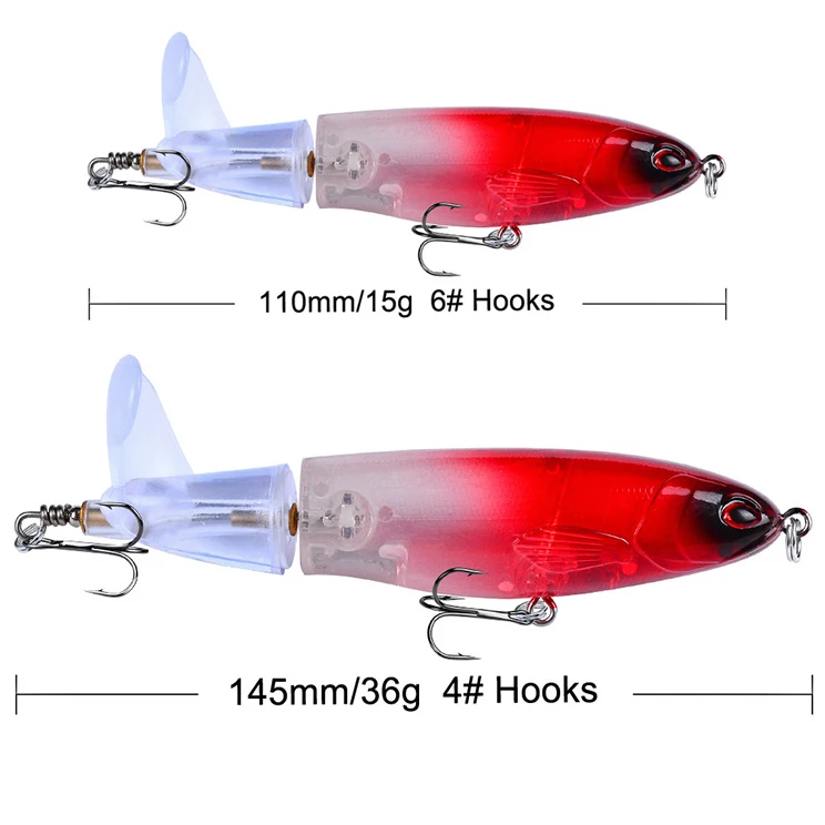10g-37 г гамбургер Поппер Высотка каблука 10 см/14 см Topwater рыболовная приманка