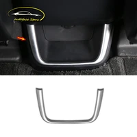 abs chrome for toyota highlander kluger 2014 2019 accessories car styling car rear storage box frame cover trim sticker