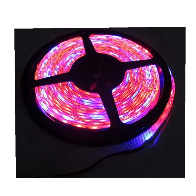 DC 12 В 5 м растения красный: синий = 7: 1 водонепроницаемый 60 шт./м 5050 SMD Светодиодная