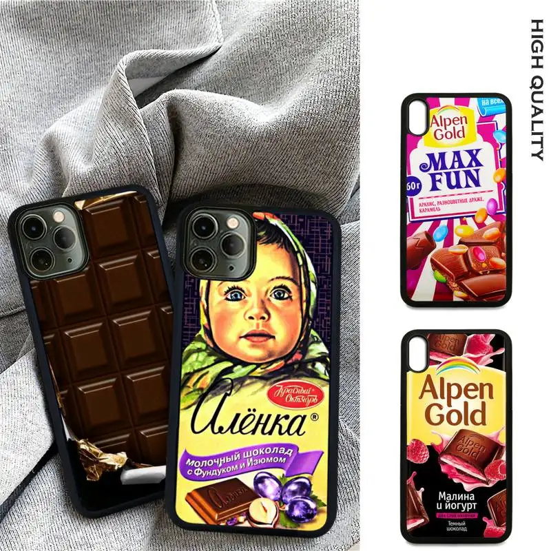 

Trend Alpen Gold Chocolate Soft TPU Hard PC Phone Cover Case For IPhone 12 11 Pro Max Xs X Xr 7 8 6 6s Plus Se 2020
