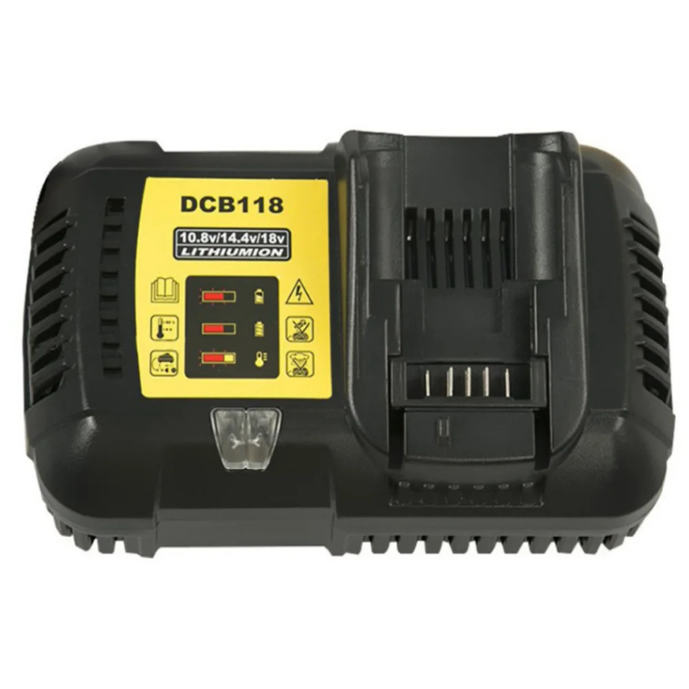 Бесплатная доставка LiIon зарядное устройство 4.5A макс для Dewalt 10 8 V 12V 14 4 18V 20V DCB105 DCB101