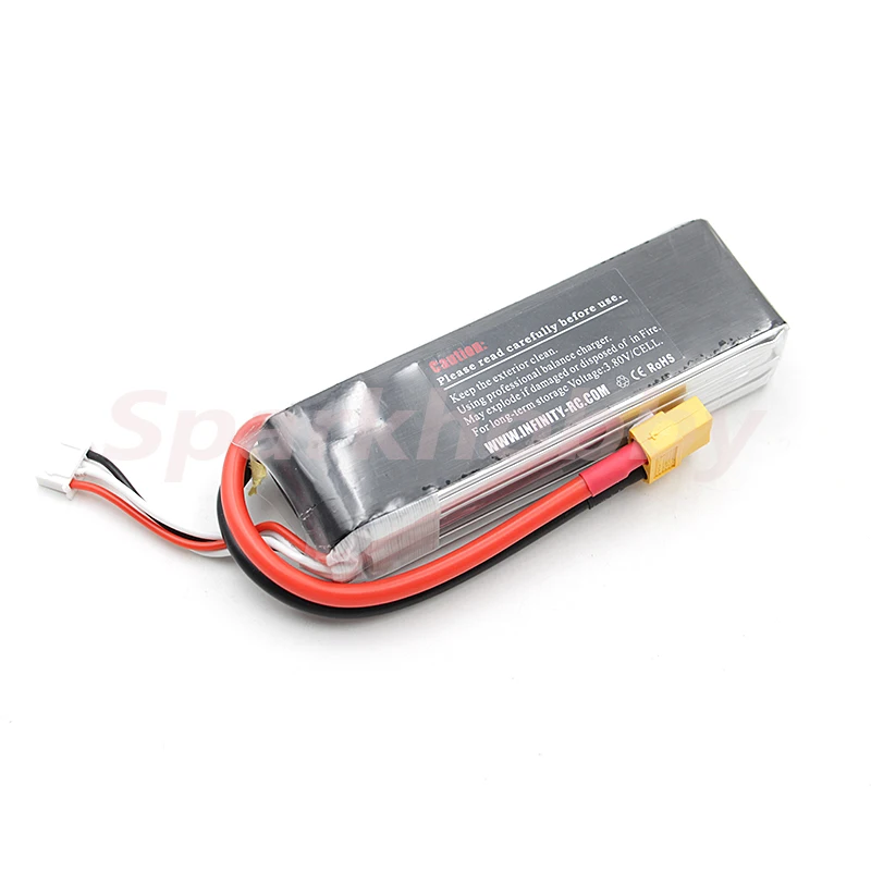 Литий-полимерная аккумуляторная батарея Infinity 2200 мАч 45C/95C 3S 11 1 В T-Plug XT60 выходные
