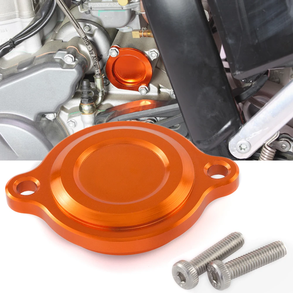 

Oil Filter Cover Cap For KTM 125 200 390 690 990 1090 1190 1290 RC Duke Enduro SMC Supermoto Super Adv R Adventure RC8 RC8R SXF