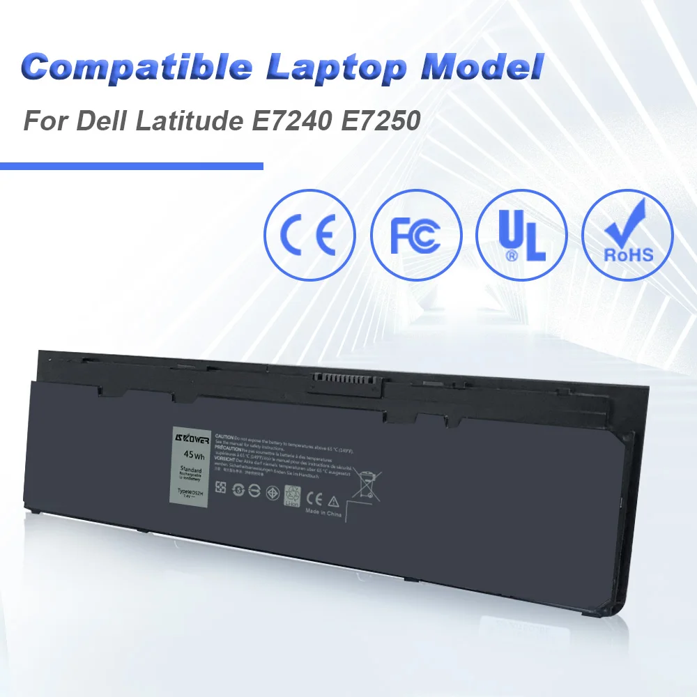 Аккумулятор для ноутбука Dell Latitude E7240 E7250 WD52H VFV59 W57CV GVD76 KWFFN 7 4 V 45WH|Аккумуляторы