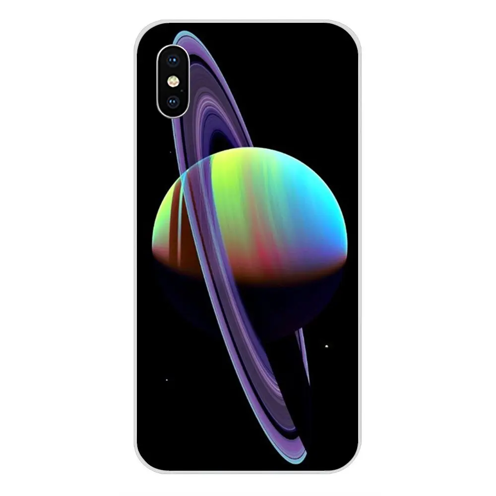 Мягкие чехлы из ТПУ для Apple iPhone 4 4S 5 5C 5S SE 6 6S 7 8 Plus X XS Max XR Saturn Saturnus Planets Of Solar System |