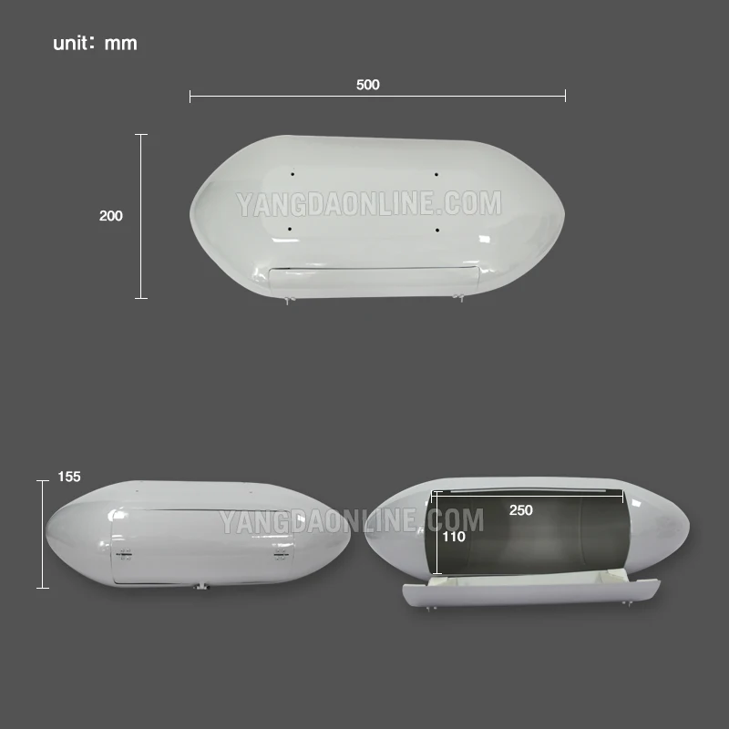 Коробка падения для vtol неподвижного крыла самолета квадрокоптера гексакоптера