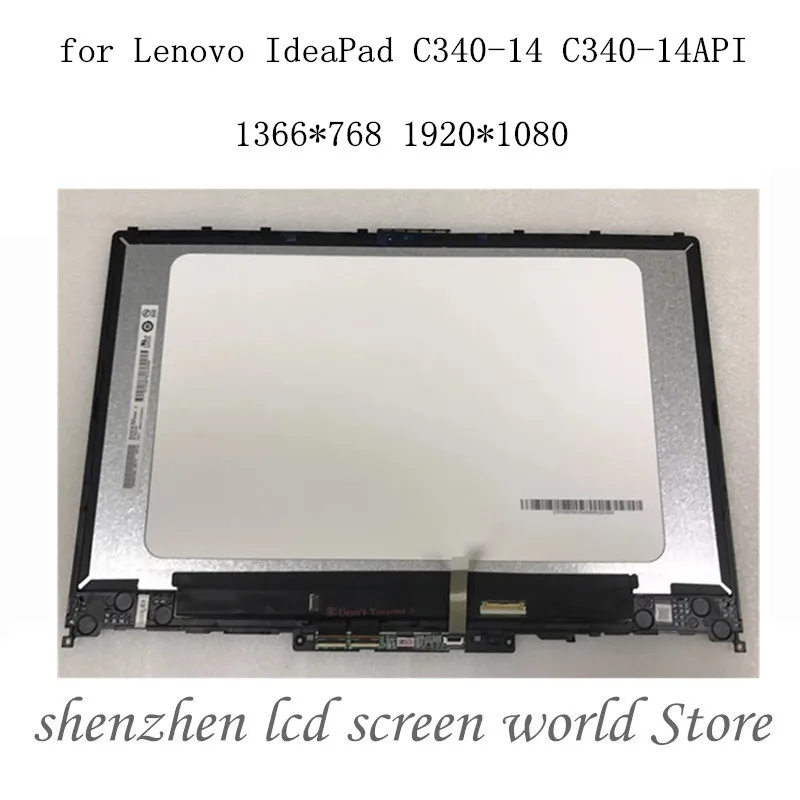 14 &quotдля Lenovo IdeaPad C340 14IWL 81N40087FR 81N400D7FR 81N4 FHD сенсорный ЖК экран цифровой