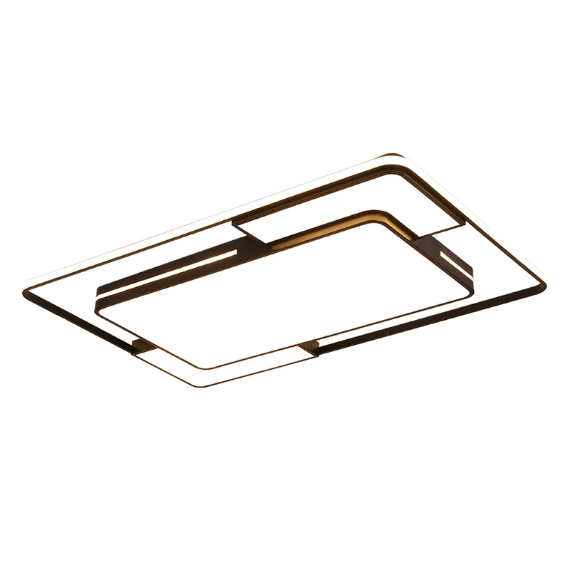 

Modern Square LED Chandelier Lights For Living Room Bedroom Kitchen Gold Black Luminarias Home Deco Lighting Fixtures AC90-260V