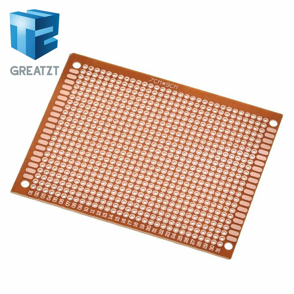 10 шт. 7x9 7*9 см Односторонний Прототип PCB Универсальный макет платы