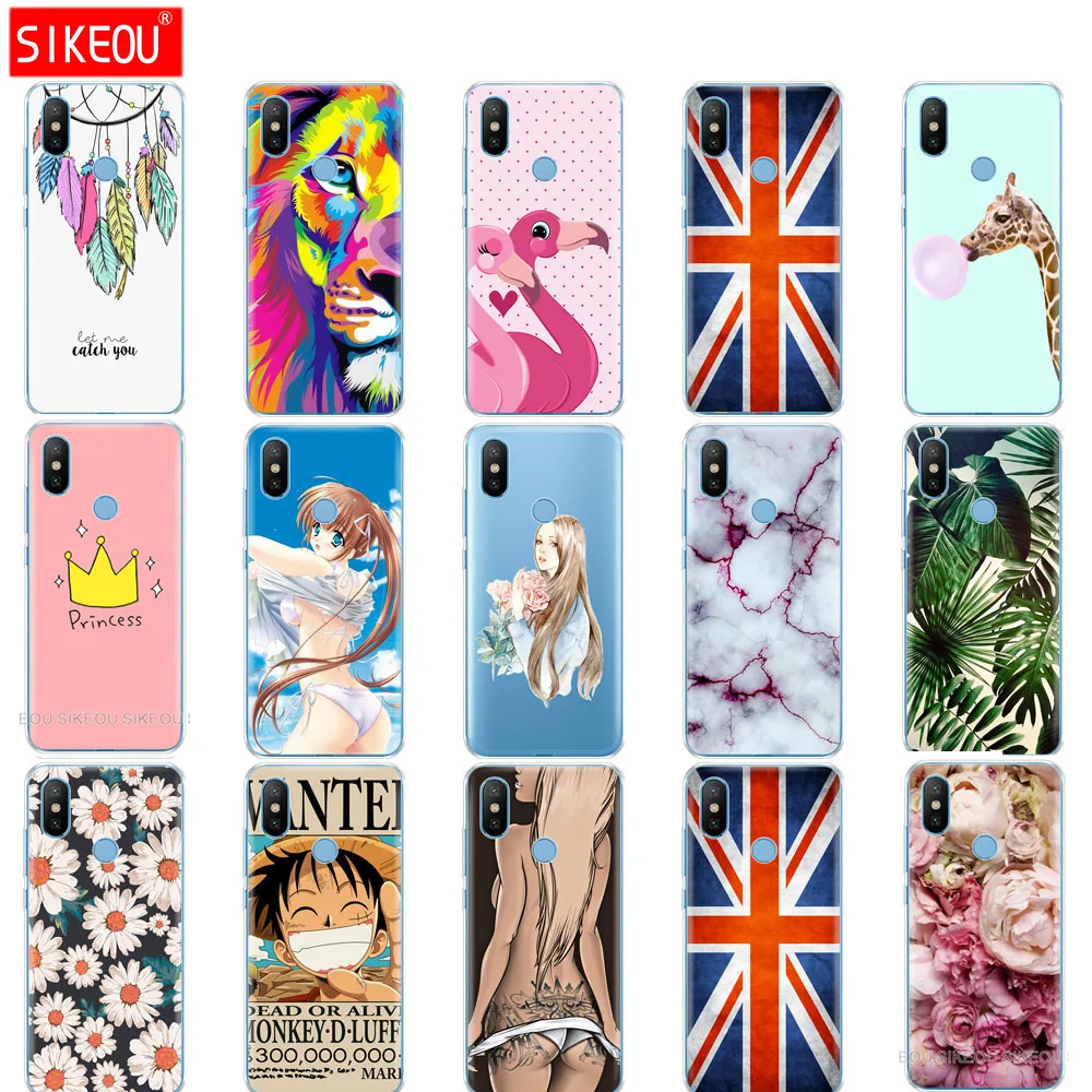 Мягкий силиконовый чехол SIKEOU из ТПУ Для Xiaomi Mix 2 S для Mi милый кролик роза