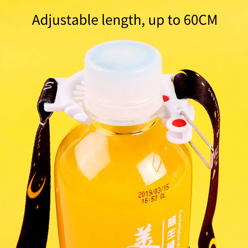 Портативный Детские Пряжка для чайника шнур напитков бутылка ремень косой