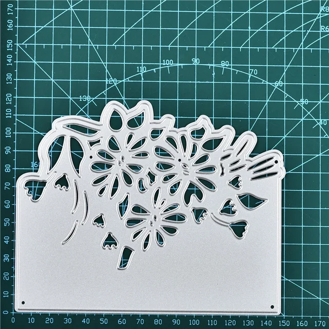 

YYaMinSanNio Flower Border Metal Cutting Dies Lace Edge Stencils for DIY Scrapbooking Embossing Die Cuts for Paper Card Making