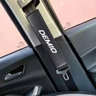 Накладка для ремня безопасности автомобиля автомобильный ремень безопасности плечевая накладка крышка чехол для Mazda Demio аксессуары для интерьера автомобиля для укладки волос