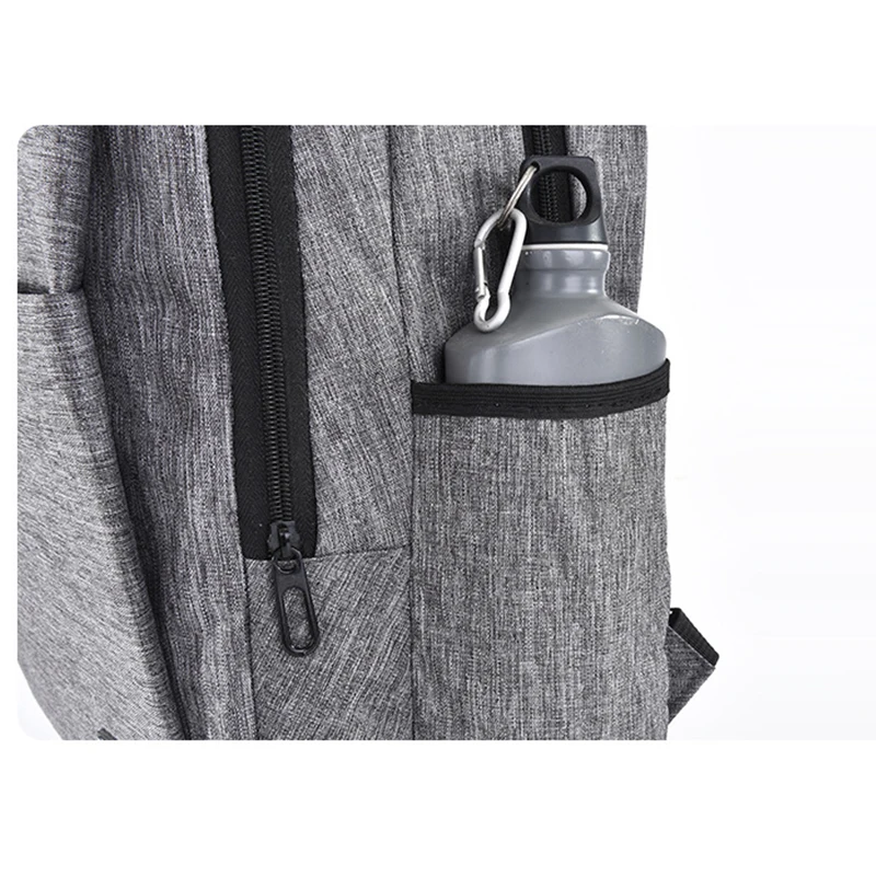 Серый Оксфордский рюкзак для мужчин и женщин повседневный вместительный