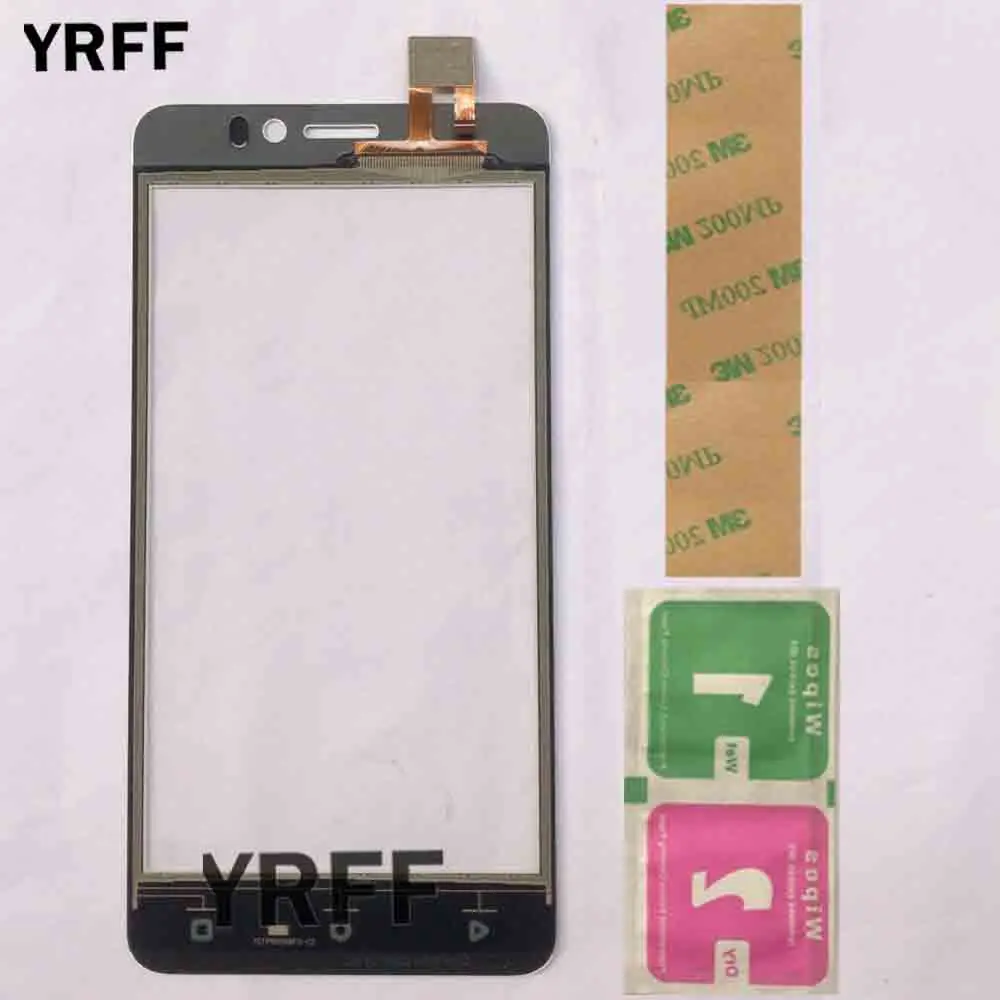 

Front Glass Touch Screen Digitizer Panel For Prestigio Muze K5 PSP5509 PSP 5509 DUO Touchscreen Lens Sensor 3M Tape