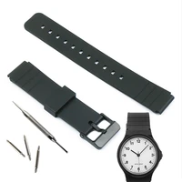 watch accessories resin strap mens pin buckle for mq 24 mw 59 outdoor sports waterproof watch strap female watch band