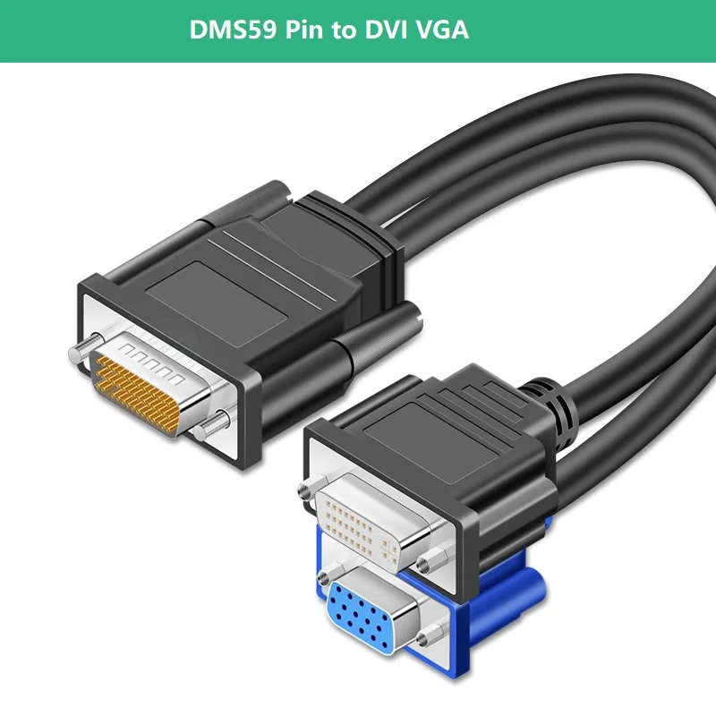 Кабель-адаптер DMS 59 Pin DMS59 на 2 VGA DVI HDMI DP для дисплея двойной сплиттер видео кабель