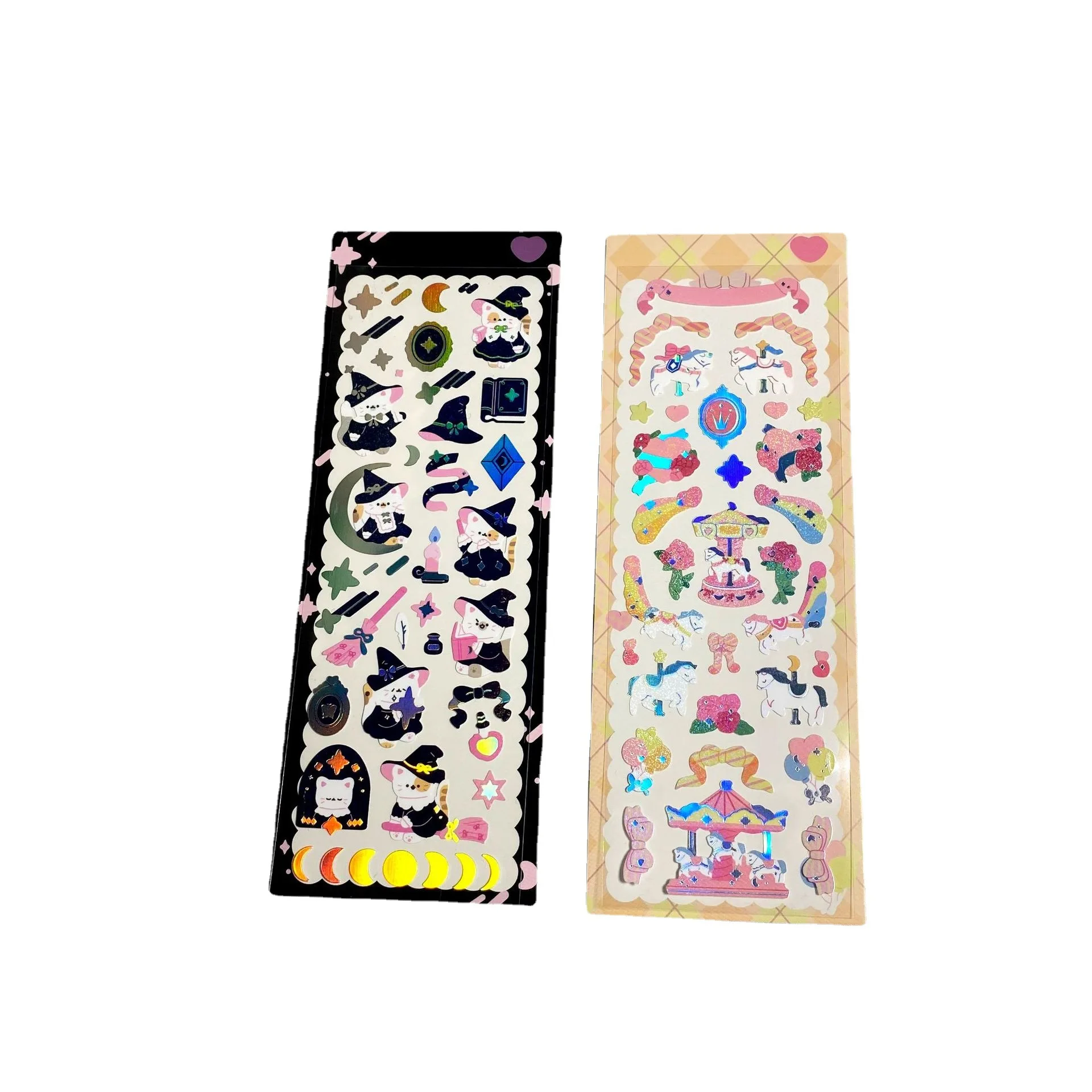 Корейский Ins милый мультяшный парк развлечений лазерные блестки фотография