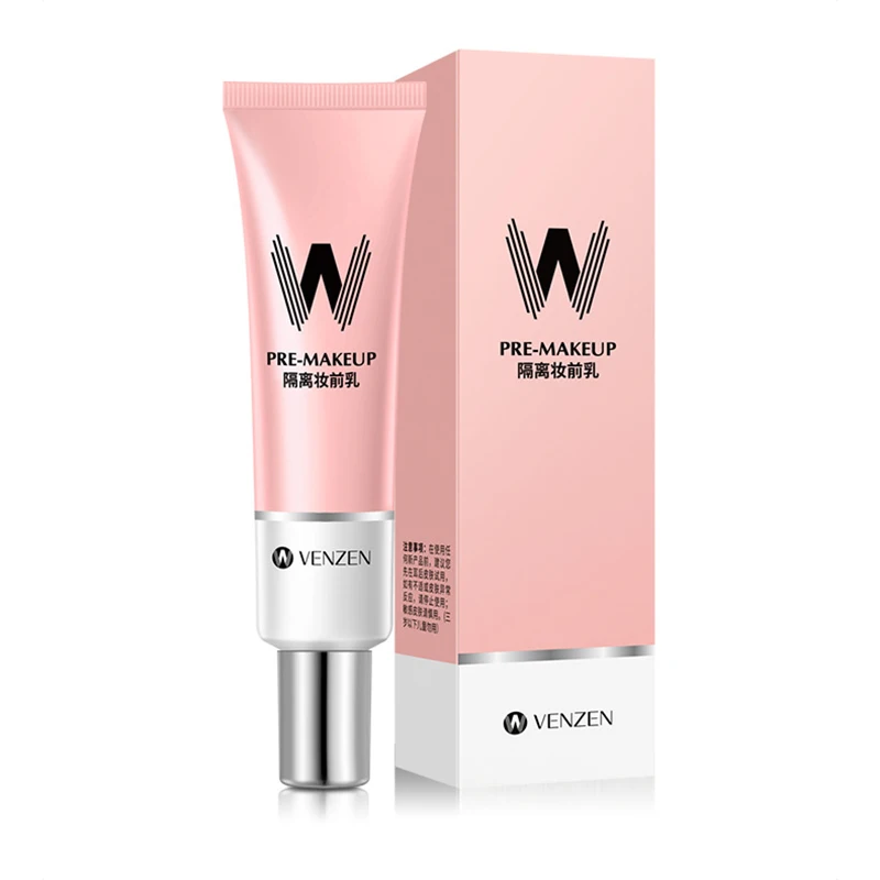 30 мл VENZEN W грунтовка Make Up сокращает поры база основа гладкая для осветления лица