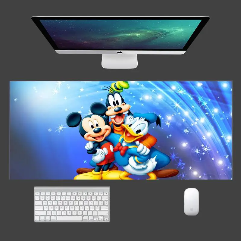 

Cartoon character Mickey gaming Mouse pad pc mats computer mouse mat mousepad rgb gamer accessories mouse pad xxl pads anime mau