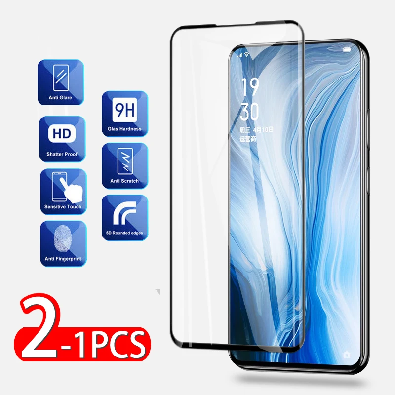 Закаленное стекло для Oppo Reno 2 2z 1 шт. защитная пленка экрана Realme C1 X 10X Zoom|Защитные