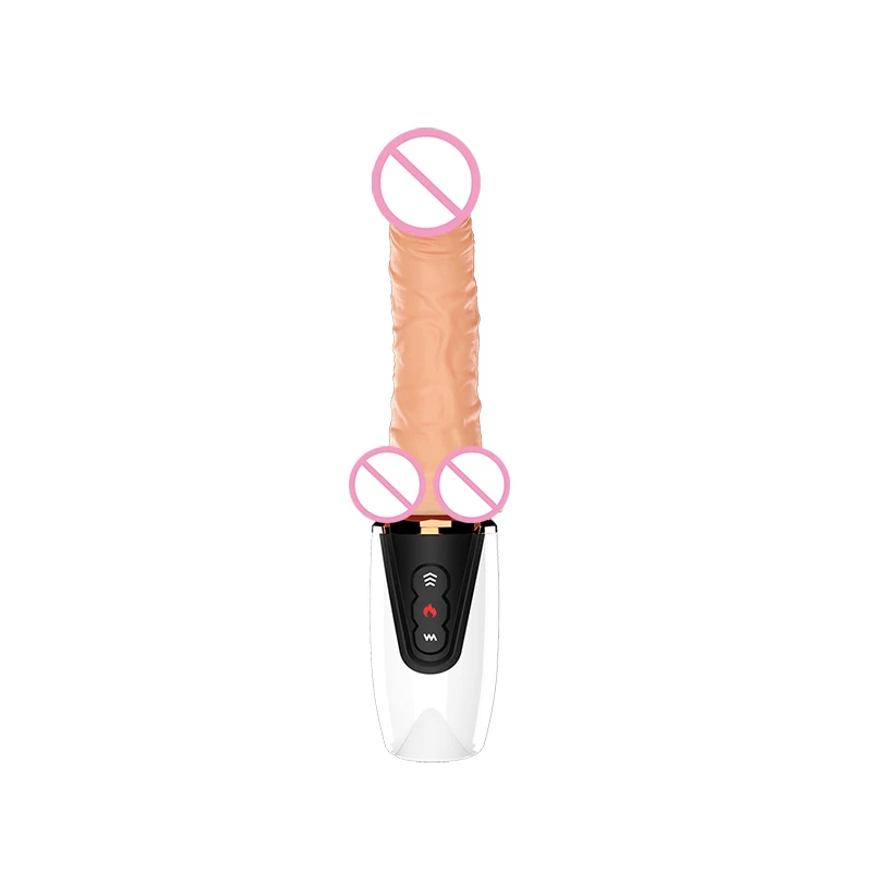 

7 kinds vibration thrusting heating Dildo Massager skin feeling Waterproof Huge Realistic Penis Vibrator Sex Toys For Woman