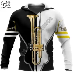 ЖенскаяМужская толстовка PLstar Cosmos, забавные толстовки с 3D-принтом в виде музыкального инструмента, пианино, рок-гитары, трубы, скрипки