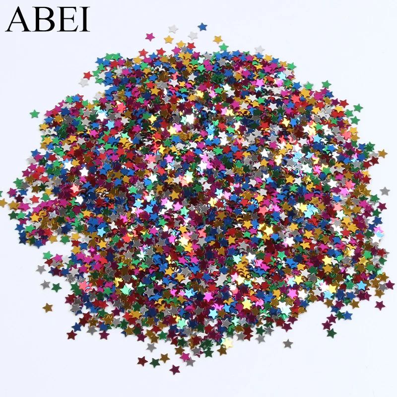 50 г/лот блестки со звездами россыпью сделай сам свадьба вечеринка скрапбукинг