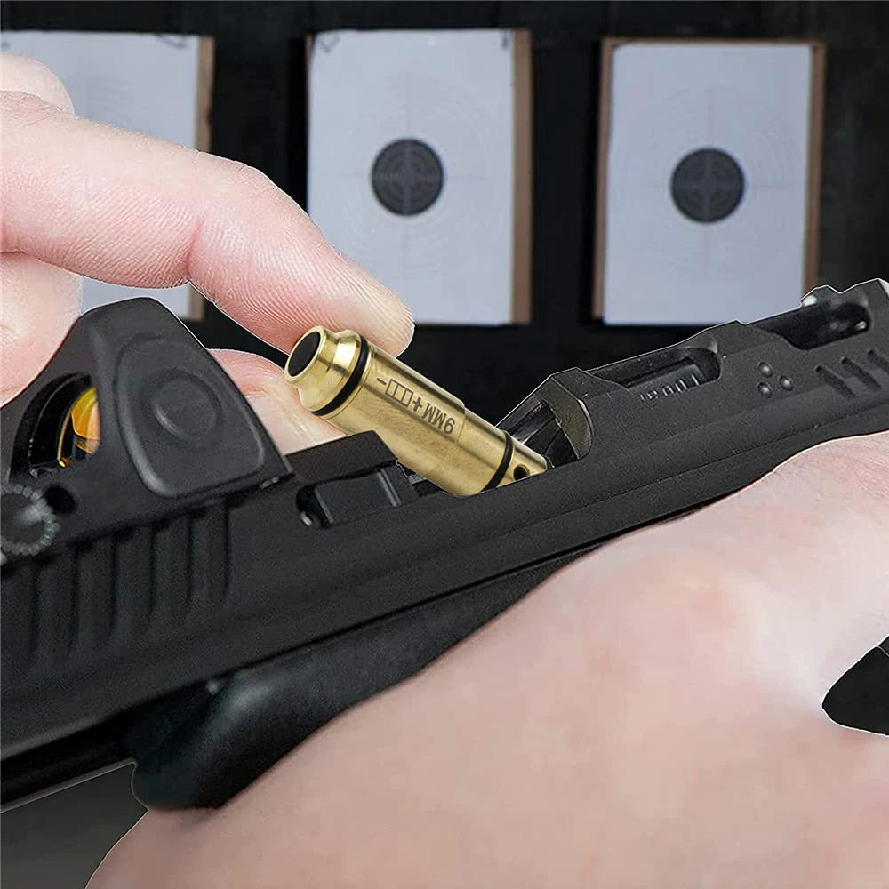 

Tactical 9mm Laser Training Bullet Dry Fire Laser Trainer Cartridge for Dry Fire Training Hunting Red Dot Laser for Glock Pistol