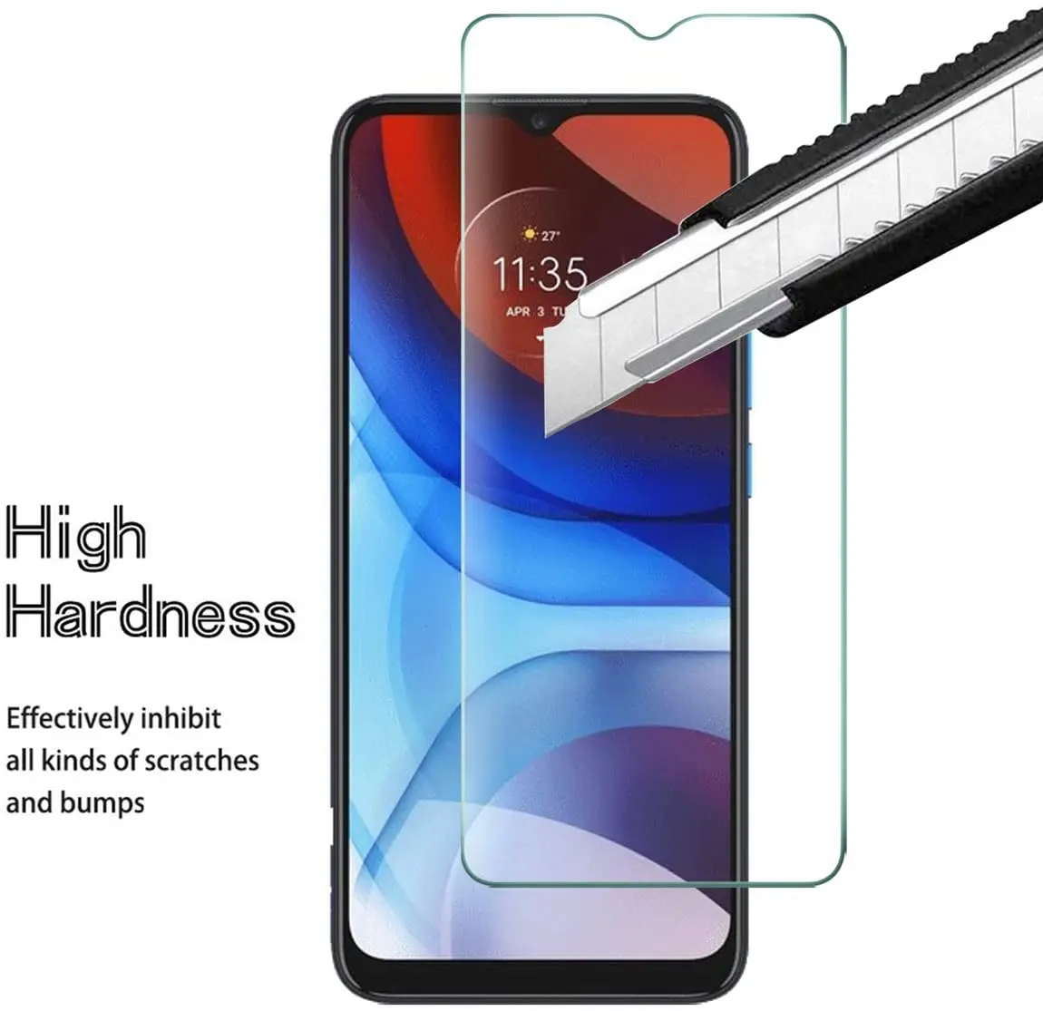 Закаленное стекло HD для Motorola Moto E7i Power E7 Plus E7Plus защита экрана прозрачное без