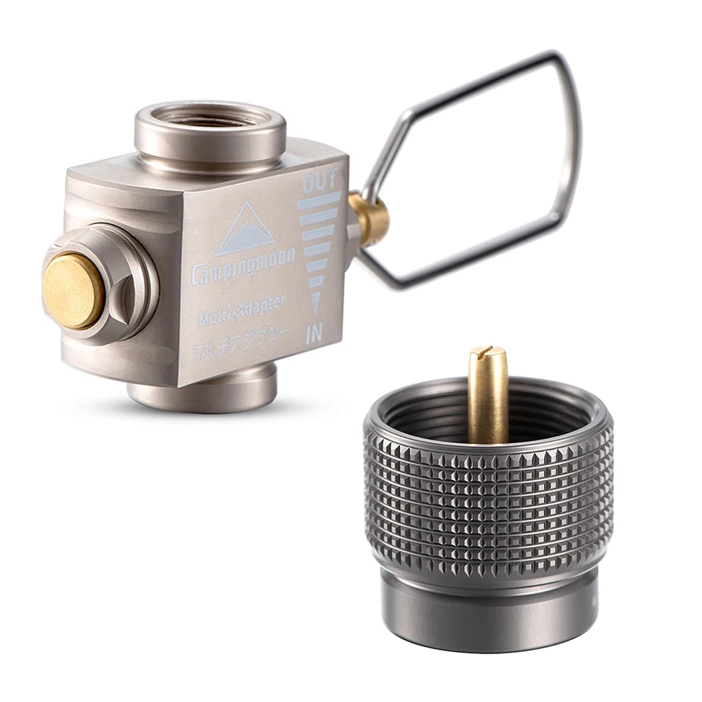 Outdoor Gas Saver Plus with Butane Adapter Portable Gas Adapter Gas Cylinder Gas Tank for Camping Backpacking Hiking