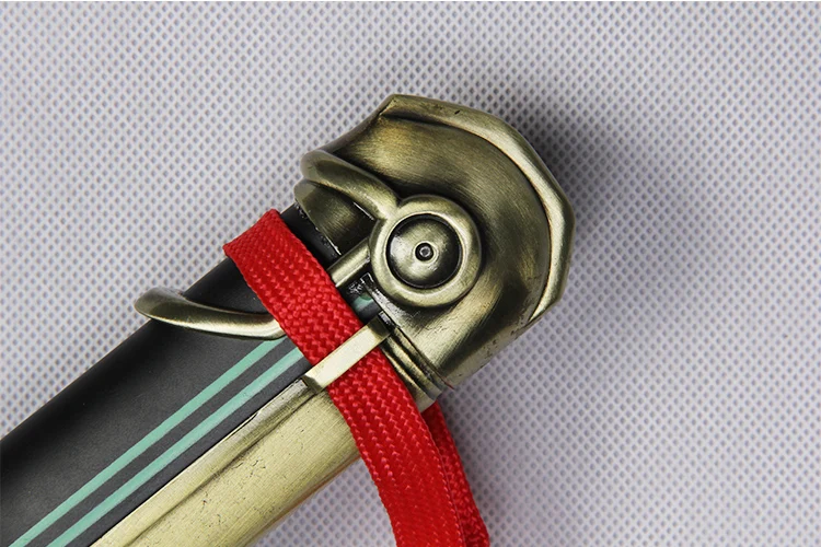 Мечи «анимэ» реквизит Yuichiro Hyakuya меч Косплей нож из углеродистой стали зеленый цвет лезвие не острый